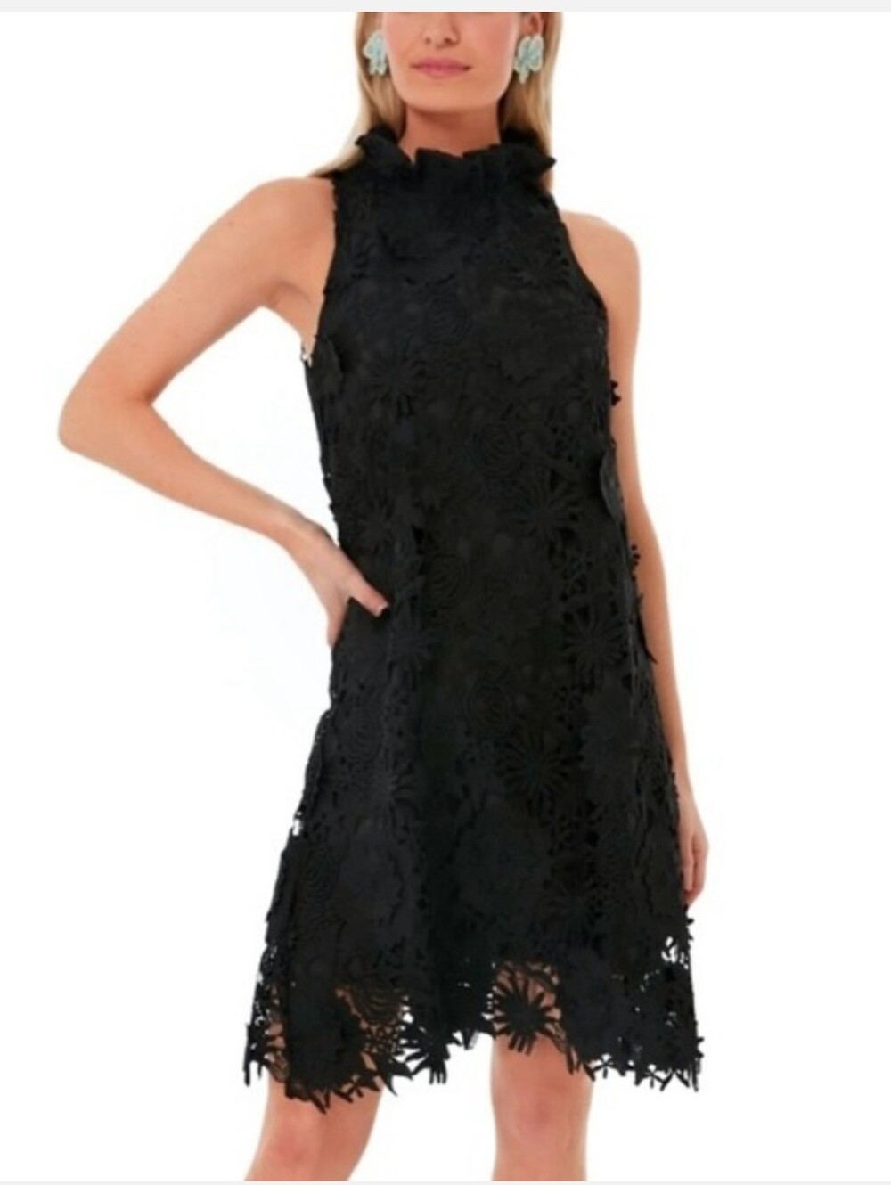 Tuckernuck Guipure Lace Blythe Dress Black